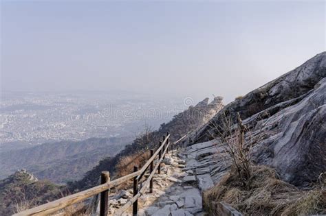 Bukhansan National Park Stock Image Image Of Mountain