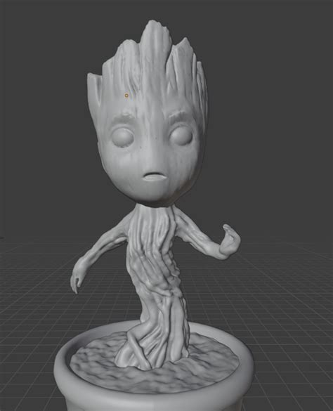 Archivo 3D Bebé Groot Objeto de impresión 3D para descargarCults