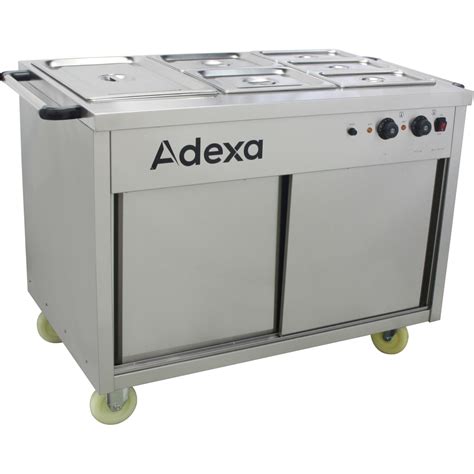 Mobile Bain Marie Top Hot Cupboard 1085mm Adexa YH3W1