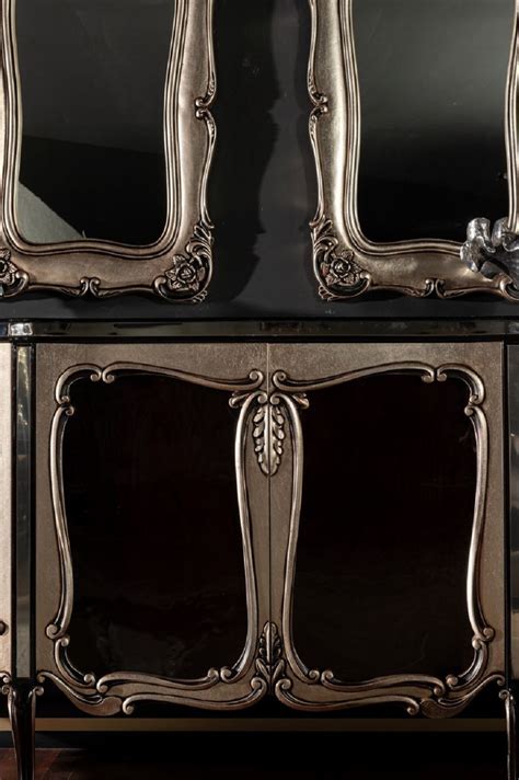 Casa Padrino Luxury Baroque Mirror Set Silver 2 Handmade Wall Mirrors