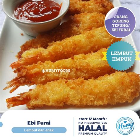 Jual Ebi Furai Premium Tempura Udang Crispy Bento No Pengawet Halal