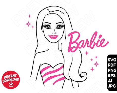 Barbie Mermaid SVG