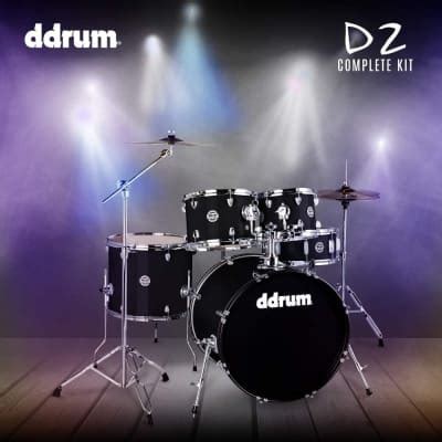 Ddrum D Piece Complete Drum Kit With Throne Midnight Reverb