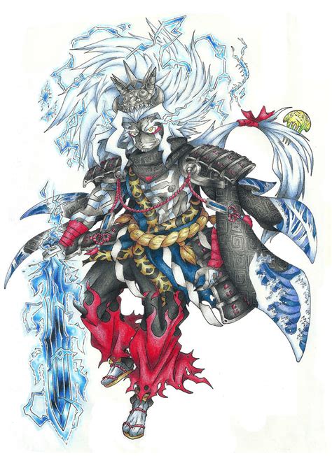 Susanoo Japanese God Of The Raging Storms By Atmaflare On Deviantart