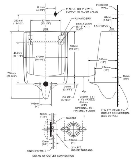 American Standard Urinal Parts Diagram Authentic Full Mark Ar