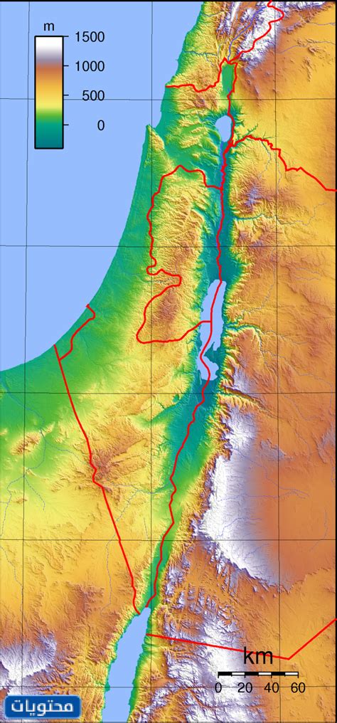 خريطة فلسطين كاملة موقع محتويات