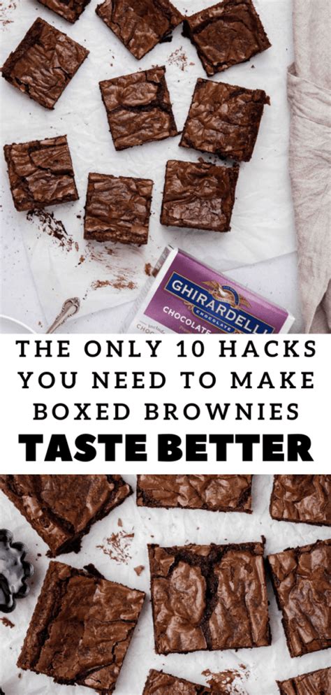 10 Secrets On How To Make Boxed Brownies Better Lifestyle Of A Foodie