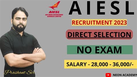 Air India Recruitment Air India New Vacancy Aiesl Vacancy