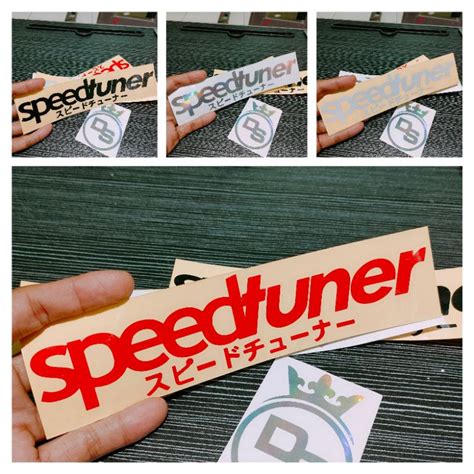 Jual Stiker Cutting Speedtuner Kanji Shopee Indonesia