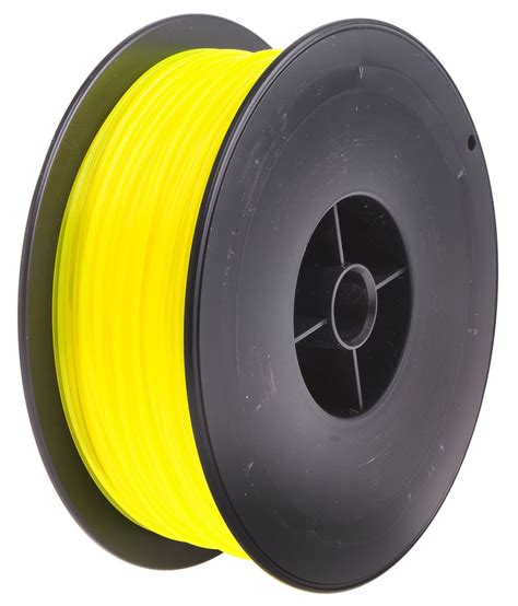 RS PRO 1 75mm Fluorescent Yellow PLA 3D Printer Filament 300g RS