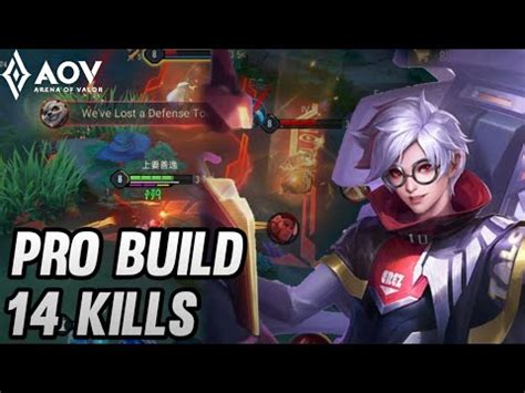 AoV THORNE GAMEPLAY PRO BUILD 14 KILLS ARENA OF VALOR YouTube