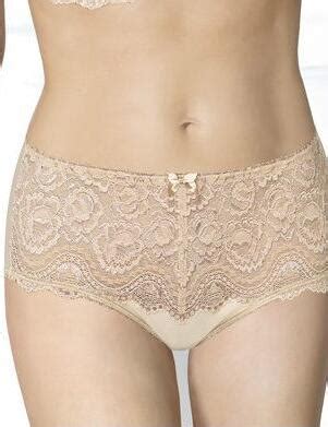 Playtex Flower Elegance Midi Brief Beige Uplifted Lingerie