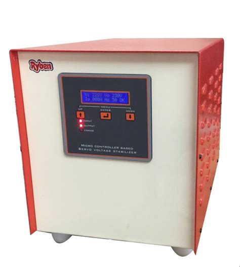 Three Phase Servo Stabilizers 5kva Normal Range 170 270v At Rs 9500