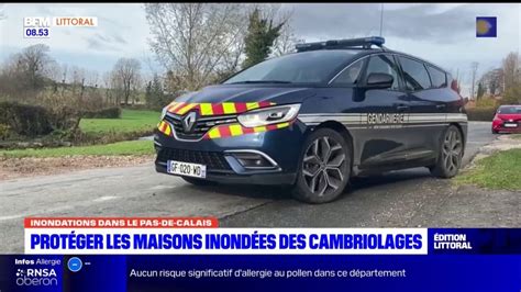 Inondations Dans Le Pas De Calais La Gendarmerie Patrouille Pour