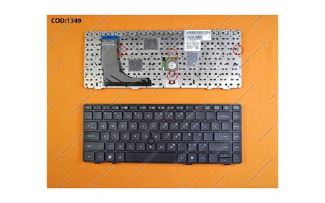 TECLADO HP PROBOOK 6360 6360B SERIES MARCO 639477 001 BK BK FRAME CON