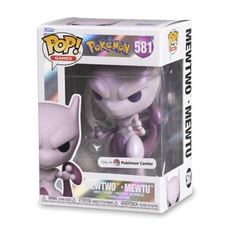 Mewtwo Pearlescent Pop Vinyl Figure by Funko Pokémon Center Canada