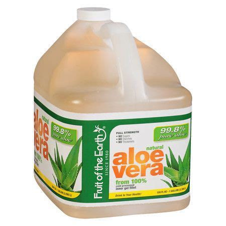 Fruit Of The Earth Aloe Vera Juice Aloe Vera Ounces Aloe Vera