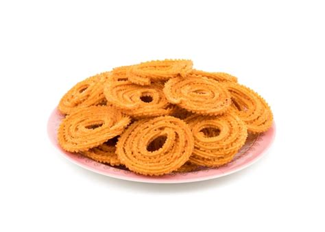 Snack Tradicional Indio Chakli Foto Premium