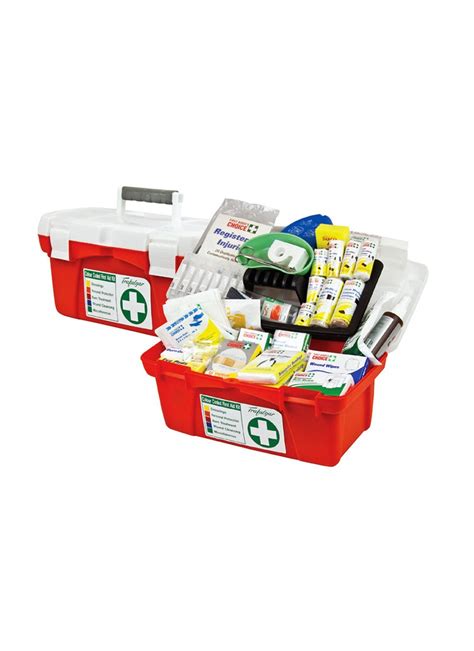 National WorkPlace First Aid Kit Wall Mount Portable Hard Case