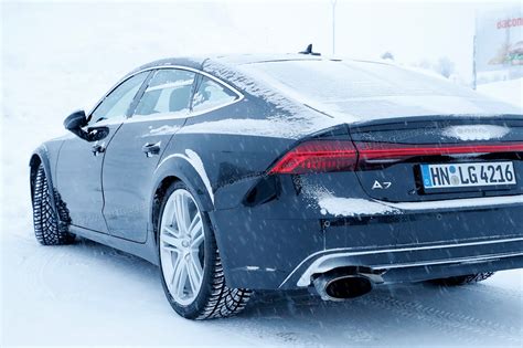 Audi Rs7 2019 Spy Shots Brute In A Suit Gets Snowy Car Magazine