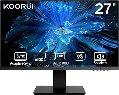 21.5 Inch Gaming Monitor with FHD 1080P, 100HZ Refresh Rate, VA Panel ...