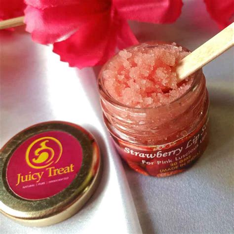 Strawberry Lip Scrubs Juicy Treat