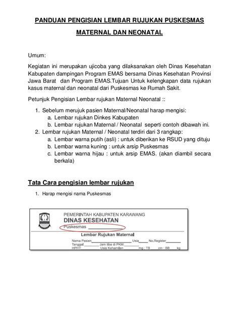 Detail Contoh Surat Rujukan Dari Puskesmas Ke Rumah Sakit Koleksi Nomer