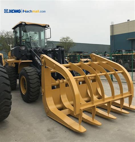 Xcmg Ton Wheel Loader With Log Forks And Grapples For Sale