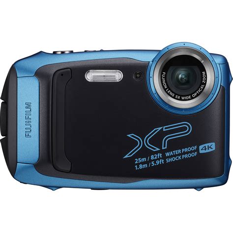 Fujifilm Finepix Xp Digital Camera Sky Blue B H