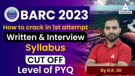 BARC RECRUITMENT 2023 How To Crack In 1st Attempt BARC Syllabus