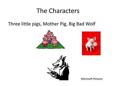 The Saga Of The Three Pigs Ppt