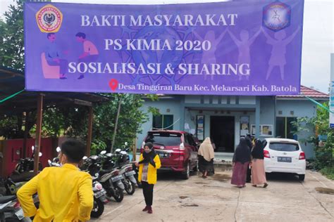 Mahasiswa Kimia Langsungkan Kegiatan Bakti Masyarakat - PROGRAM STUDI KIMIA FMIPA