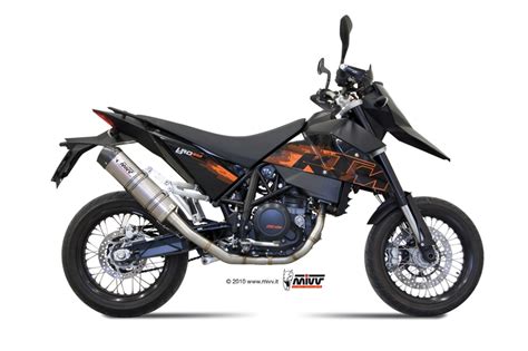 Auspuff KTM 690 SM Mivv Oval Titanio X KT 0001 S4C Mivv