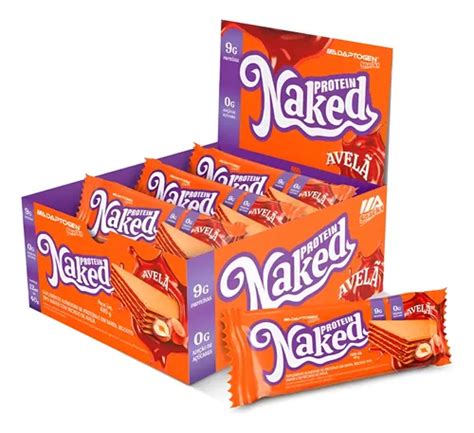 Naked Protein Caixa C uni De g Sabor Avelã Adaptogen Frete grátis