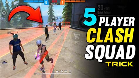 5 Players Trick In Clash Squad Mode 😮 Top 5 Insane Tricks Garena