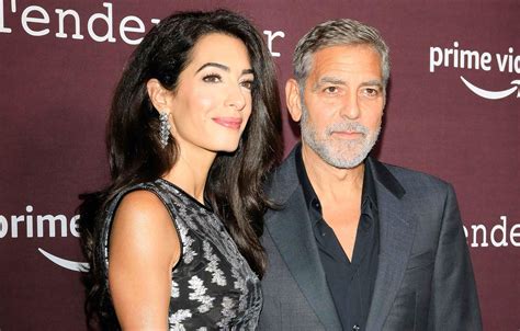 George Clooney Coordinates With Amal Clooney In Los Angeles