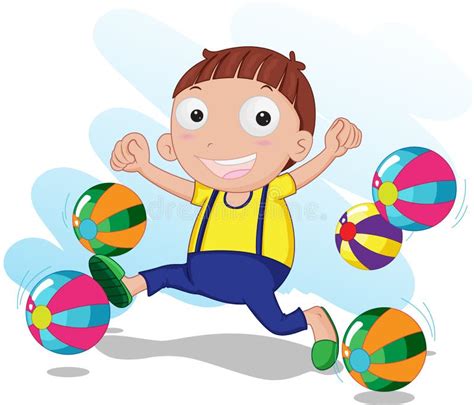 Child Playing Balls Stock Photography - Image: 8795802