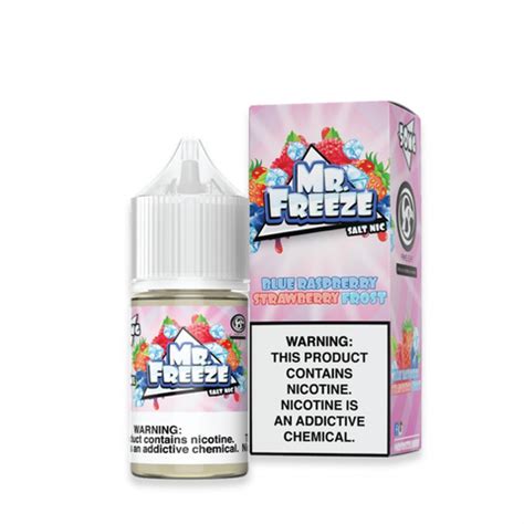 Juice Mr Freeze Blue Raspberry Strawberry Frost Nic Salt 30ml