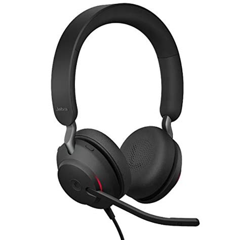 Jabra Evolve Uc Wired Headphones Usb C Stereo Black Telework