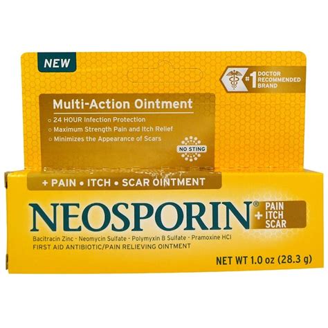 Neosporin Multi Action Pain Itch Scar Ointment 10 Oz 283 G