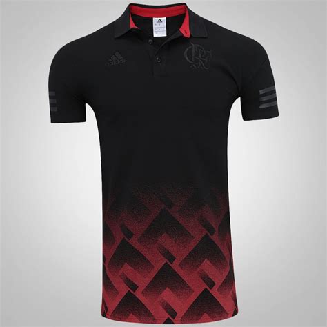 Camisa Polo Do Flamengo Premium Longline Adidas Masculina Centauro