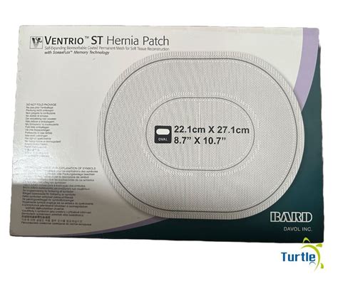 New Bard 5950080 Bard Ventrio St Hernia Patch 221cm X 271cm Oval Ref