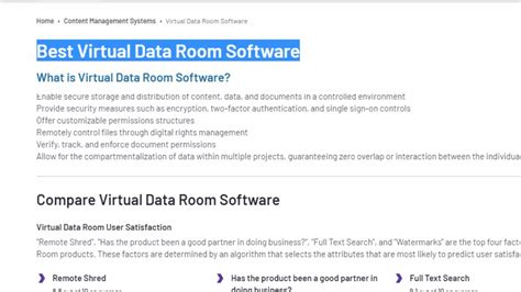 Best Virtual Data Room Software In 2023 Part 1 YouTube