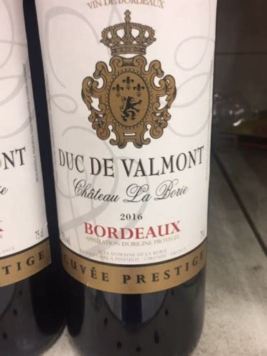 Château la Borie Cuvée Prestige Duc de Valmont Vivino Hong Kong