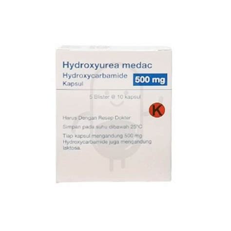 Jual Hydroxyurea Medac 500 Mg Box 50 Kapsul Kota Bekasi Apotek Bintang 7 Tokopedia