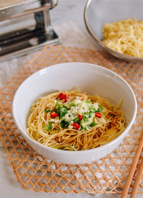 Homemade Chinese Egg Noodles Just 3 Ingredients The Woks Of Life Recipe Handmade Noodle