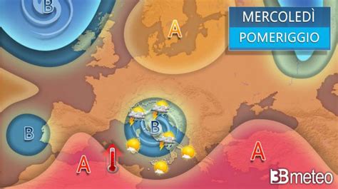 Meteo Ancora Forti Temporali Mercoled E In Parte Gioved Poi Breve