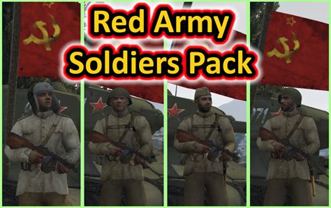 Soviet Red Army Ww2 Wwii Soldiers Pack Gta 5 Mod