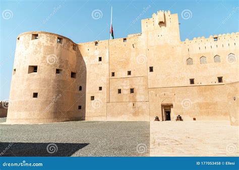 View Of The Jabreen Castle In Bahla Sultanate Of Oman Stock Photo