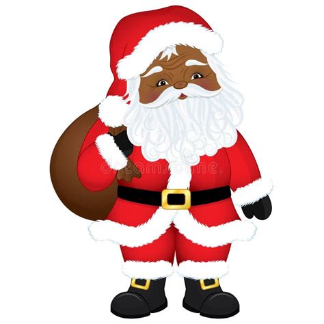 African American Santa Stock Illustrations 540 African American Santa